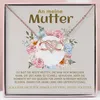 An meine Mutter - Halskette für Damen aus Roségold mit Produktbild-Vorschau 1