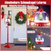 COSTWAY Luci di Natale 173cm lanterna di Natale rossa con Anteprima dell’immagine prodotto 7