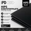 Polystyrenové desky HIPS plastová deska černá 1 mm 100 x Náhled obrázku produktu 1
