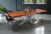 Esstisch Baumkante Akazie nuss 160 (260) x 90 cm Produktbild-Vorschau 3