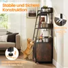 COSTWAY Katzenschrank mit Bücherregal, Ladestation, 3 Produktbild-Vorschau 8