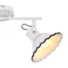 Globo Lighting reflektor bíle lakovaný kov, černý, bílá Náhled obrázku produktu 4