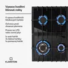 Klarstein Ignito 4zónová plynová varná deska 4 hořáky Náhled obrázku produktu 3