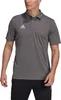 A man wearing a gray Adidas polo shirt. Podgląd zdjęcia produktu