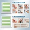 Doppelrollo 65x150 cm Grün Duo Rollo Klemmfix ohne Bohren Produktbild-Vorschau 6