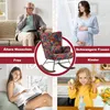 HomeMiYN Fauteuil à bascule, structure métallique, socle en Voir les images du produit 8