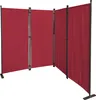 Paravent 4 Teilig 165 x 220 cm Rubinrot - Garten & Balkon Produktbild-Vorschau 7