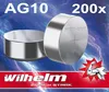 200 x Wilhelm AG10 LR54 - L130 - 189 - 389 - GP89A Produktbild-Vorschau 1