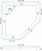 Sprchová vanička Rea DIAMOND White 90x90 Náhľad obrázku produktu 7