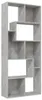 vidaXL Regál na knihy betón sivý 67x24x161 cm odvodený Náhľad obrázku produktu 1