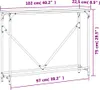 vidaXL Stolik konsola dąb sonoma 102x22,5x75 cm materiał Podgląd zdjęcia produktu 8