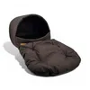 A brown dog bed with a hood and a cushion, shown from a slightly elevated side angle against a white background. Podgląd zdjęcia produktu