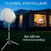PremiumX Dreibein Stativ Aluminium Silber Tripod Ständer 3x Produktbild-Vorschau 5