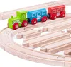 Bigjigs Rail Set di binari in legno 24 pezzi Anteprima dell’immagine prodotto 7