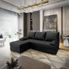A modern living room with a sectional sofa, coffee table, and abstract art. Produktbild-Vorschau