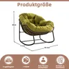 LVHOM Schaukelsessel Garten mit gepolstertem Kissen, Produktbild-Vorschau 7