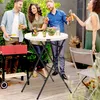 Deuba Lot de 2 tables hautes pliable plateau en plastique Voir les images du produit 2