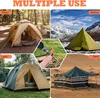 10X Schraubheringe Camping, Drehbare Zeltheringe zum Produktbild-Vorschau 10