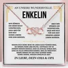 Halskette aus Roségold mit Zirkonia Kristallen - Unsere Produktbild-Vorschau 1