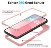 Exploded view of a phone case showing its layers and how it protects a phone. Produktbild-Vorschau