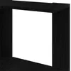 vidaXL Bücherregal Schwarz Eichen-Optik 50 x 50 x 179 cm Produktbild-Vorschau 7