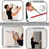 Faltvorhang blickdicht, 201x180 cm, weiß, selbstklebend, mit Magnet Anteprima dell’immagine prodotto