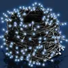 Monzana LED Lichterkette Outdoor 100 LEDs Blau Batterie Produktbild-Vorschau 1