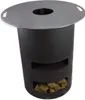 Komplettset - Multifunktionstonne mit Feuerplatte 100cm 6mm Produktbild-Vorschau 2