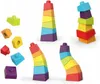 Grande Pyramide Arc-En-Ciel Puzzle À Assembler Tour Penchée Voir les images du produit 4