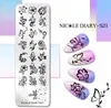 Nagelstempelplatte für Nailart BLUMEN Produktbild-Vorschau 8