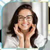 EDIBAZZAR | Klare Brille schwarz Cat Eye elegant Produktbild-Vorschau 6