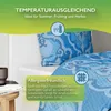 etérea Renforcé Bettwäsche Trisa Blau 200x220 cm Produktbild-Vorschau 3