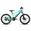 A teal electric mountain bike is shown against a plain white background. Produktbild-Vorschau