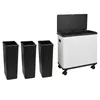 SVITA SR3X18 54L Sensor-Mülleimer 3 Fächer Mülltrennsystem Produktbild-Vorschau 1