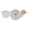A modern wall clock with overlapping circular elements. Produktbild-Vorschau