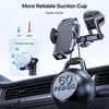 Miracase Handyhalterung Auto Saugnapf Metall-Doppelhaken Produktbild-Vorschau 3
