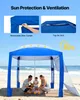 Cabane de plage VEVOR, tente de plage de 2,4 x 2,4 m avec Voir les images du produit 4