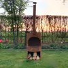 ASH® - Sonnenuntergang - Gartenkamin mit BBQ - Cortenstahl Produktbild-Vorschau 3