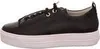 A black sneaker with a white sole is shown from the side against a white background. Voir les images du produit