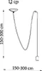 Lampe suspendue EDISON 1 noir 1xE27 15W tissu/acier Voir les images du produit 7