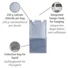 A product image with callouts and descriptive text in English and German. Náhled obrázku produktu