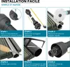 Wiltec Arbre Transmission T4 cardan - longueur 800-880 mm / Voir les images du produit 5