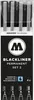 Molotow BLACKLINER Permanent Set 2 4er Etui, Strichstärken Produktbild-Vorschau 1