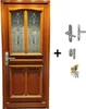 Porte d'entree Bois vitree, Vauban, H200xL90 p, droit + Voir les images du produit 1