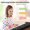 COSTWAY 88 keyboard digitální klávesy skládací, dětské Náhled obrázku produktu 6
