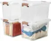 EZOWARE 16.1L Aufbewahrungsboxen transparenter Organizer Produktbild-Vorschau 1