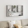 vidaXL Wandregal Betongrau 99x15x60 cm Holzwerkstoff Produktbild-Vorschau 3