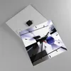 Wanduhr - Quadrat - Glasuhr - Grafik kugel geometrie - Produktbild-Vorschau 2