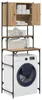 vidaXL Waschmaschinen-Schrank Artisan-Eiche 68 x 48,5 x 194 Produktbild-Vorschau 3