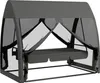 Outsunny Balancelle de jardin convertible 3 places, Voir les images du produit 1